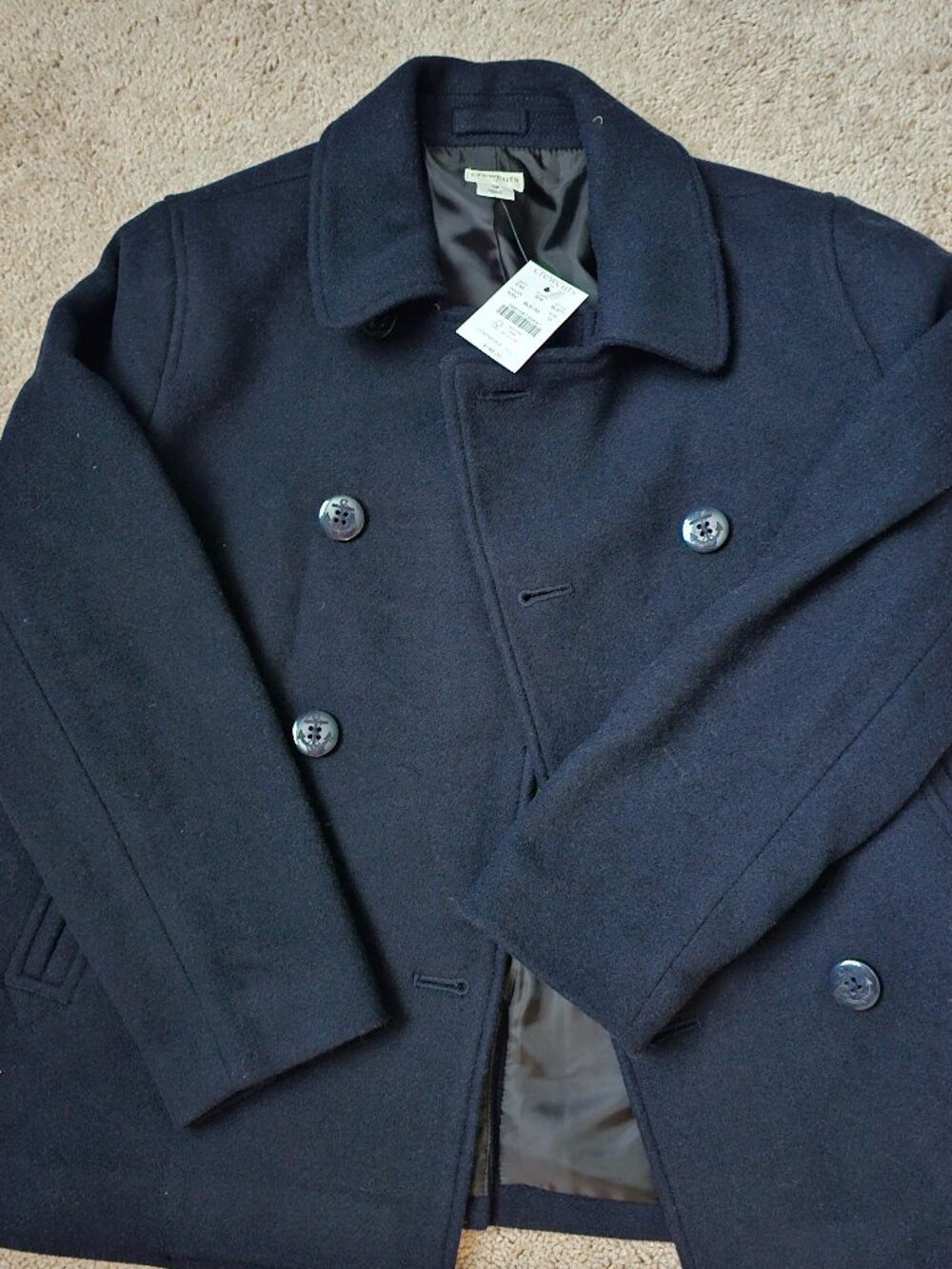 J. CREW Boy Peacoat
